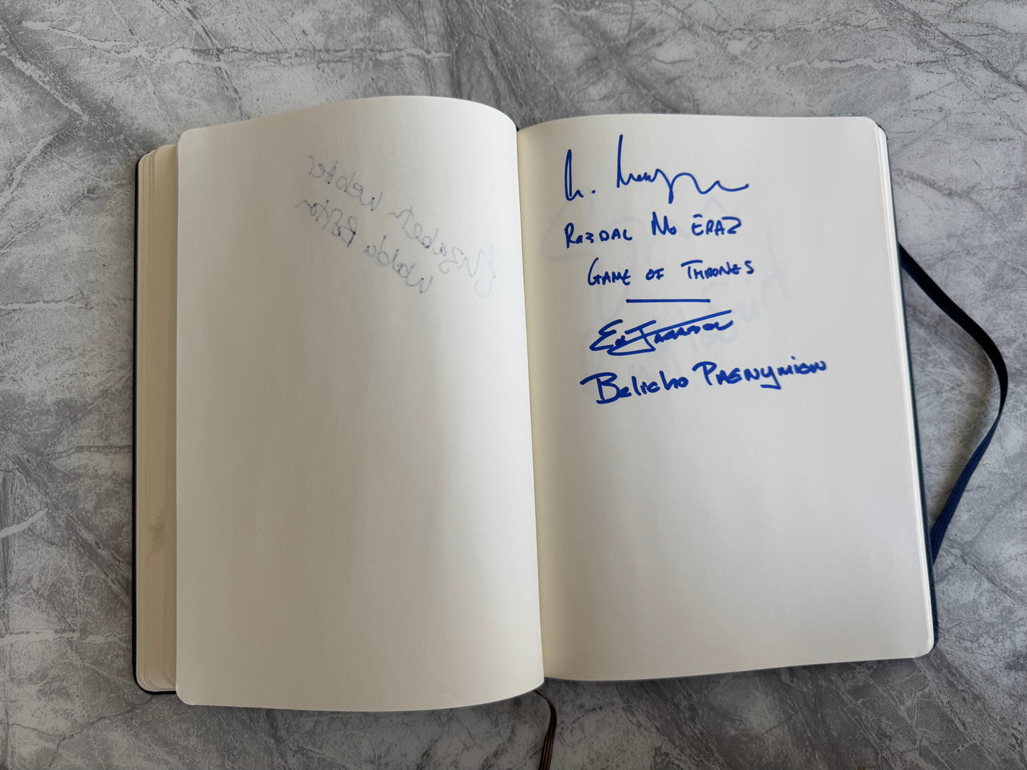 Game Of Thrones Notebook Signed By 102 Cast Members