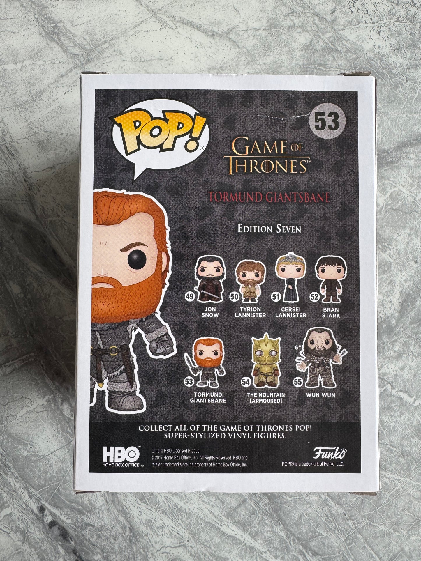Kristofer Hivju Signed Game Of Thrones Tormund Funko Pop With Quote! - SWAU Authenticated