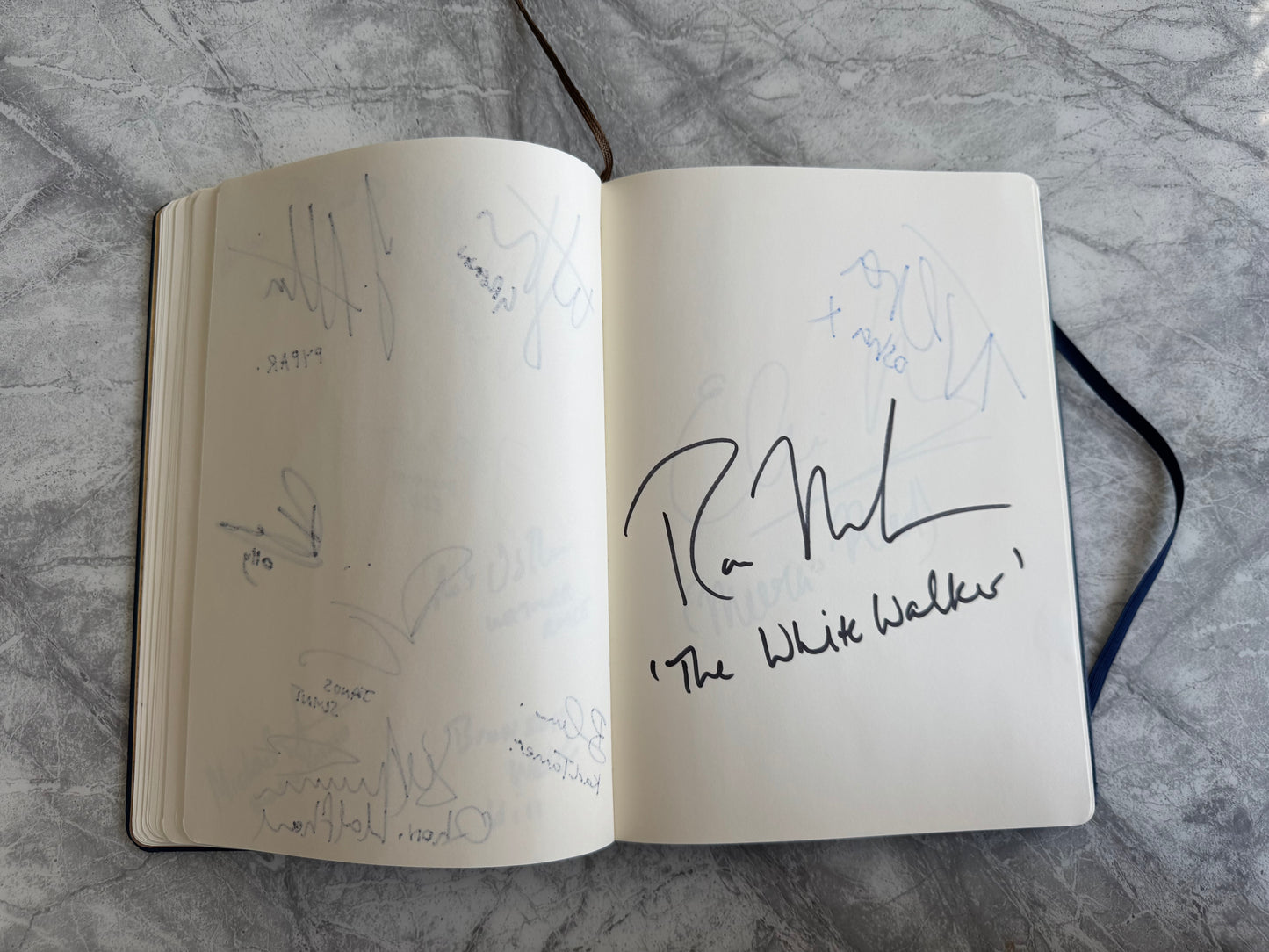 Game Of Thrones Notebook Signed By 102 Cast Members
