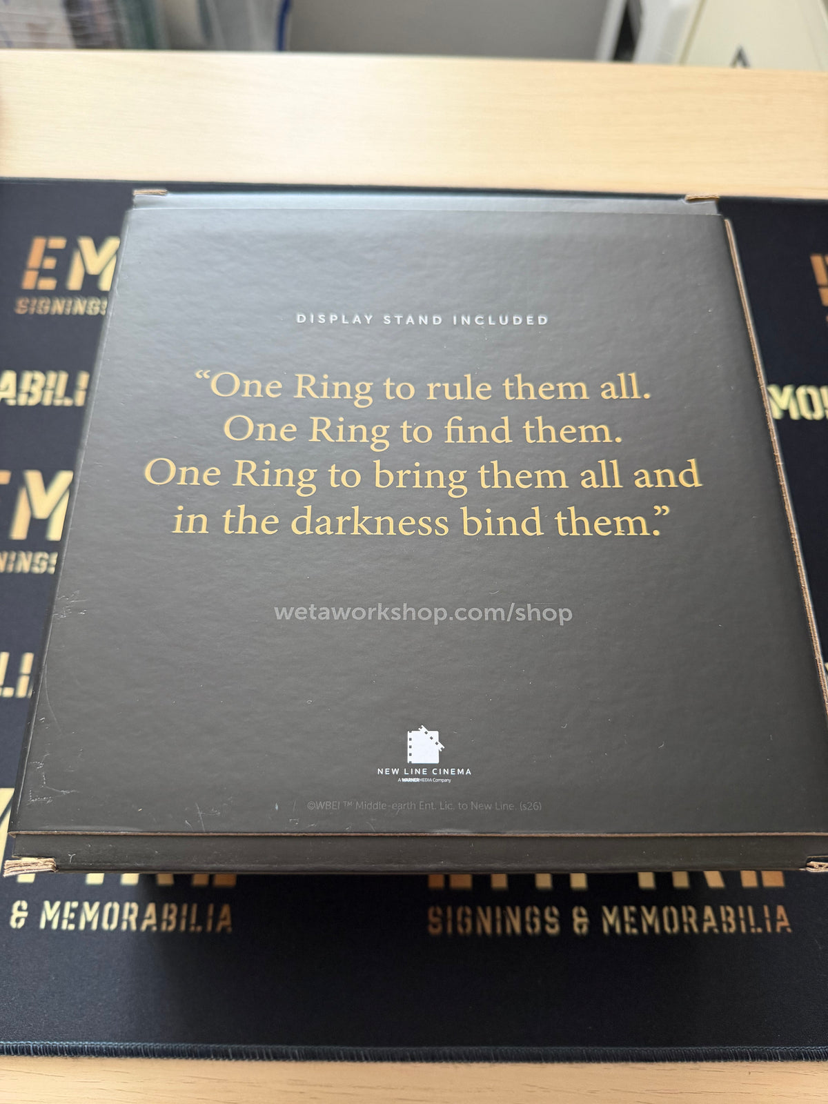 Weta/Fan Expo 2026 Collaboration- The One Ring - Lord Of The Rings - 25th Anniversary Replica Prop
