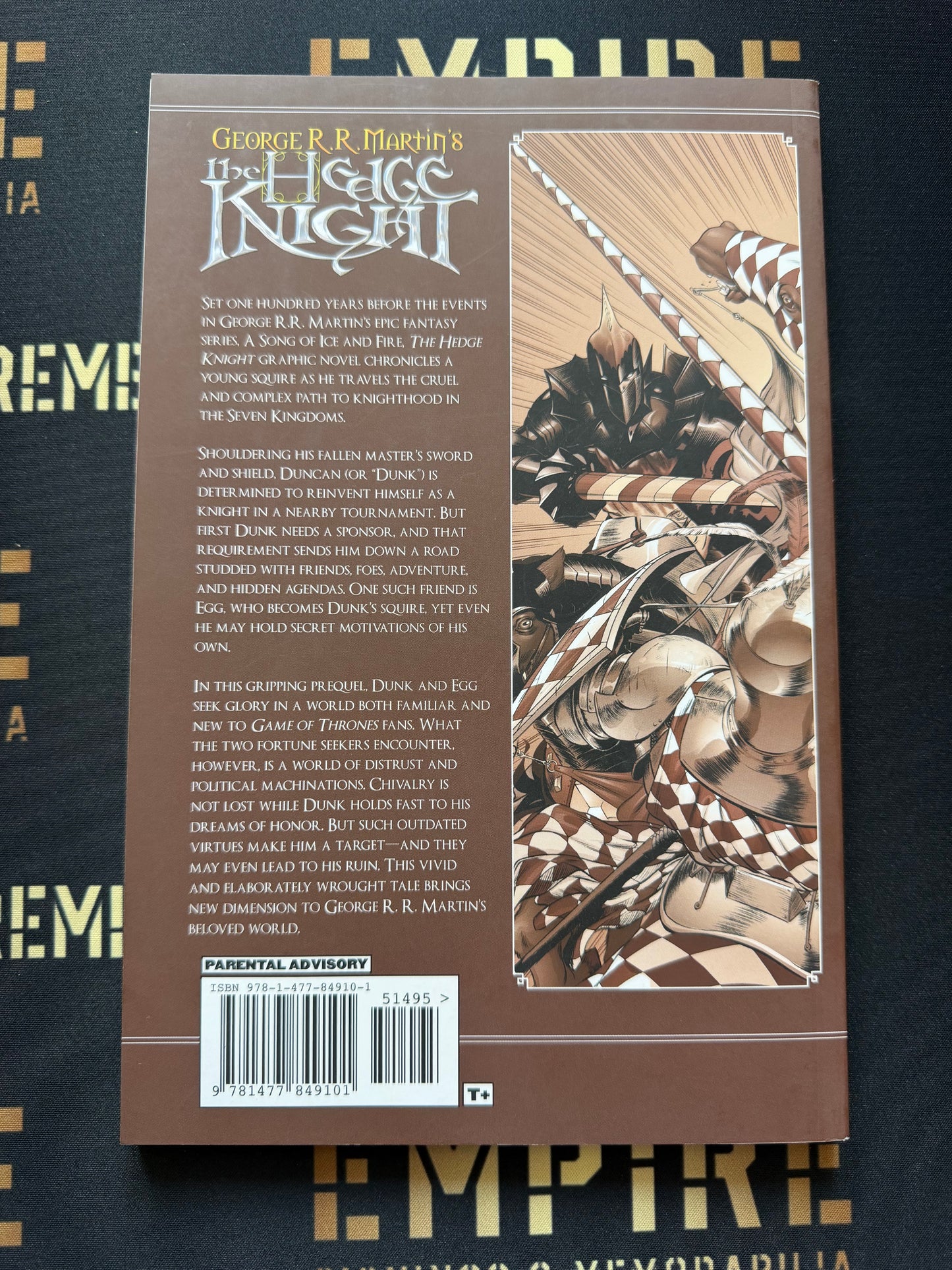 GRRM & Dexter Sol Ansell Signed Hedge Knight “Jet City” Graphic Novel Book - SWAU Authenticated
