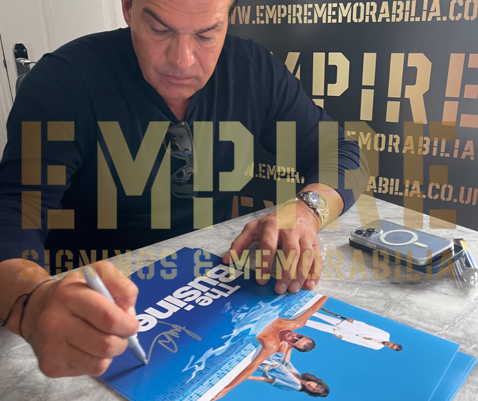 Tamer Hassan Signed The Business 12x18” Poster