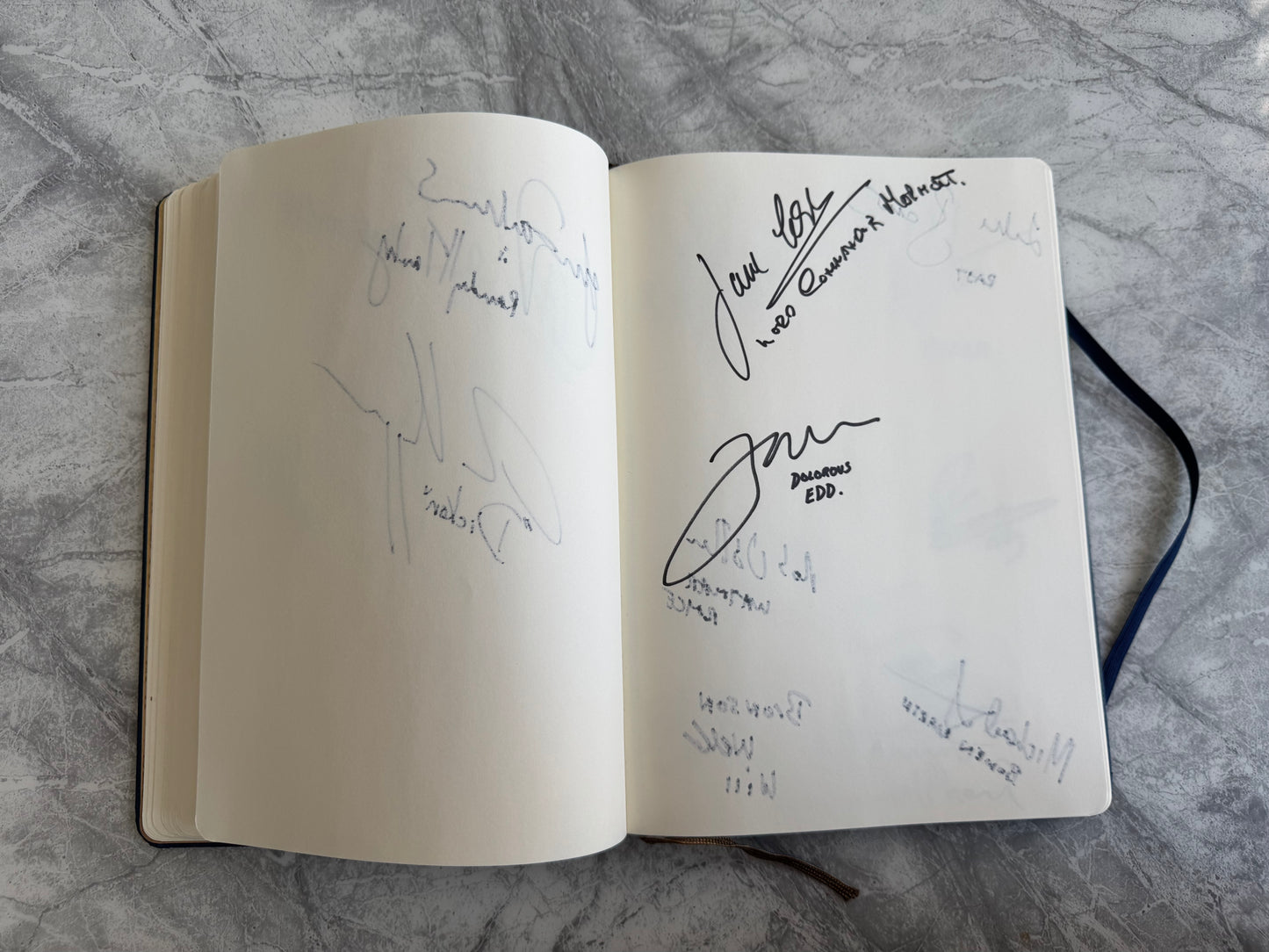 Game Of Thrones Notebook Signed By 102 Cast Members