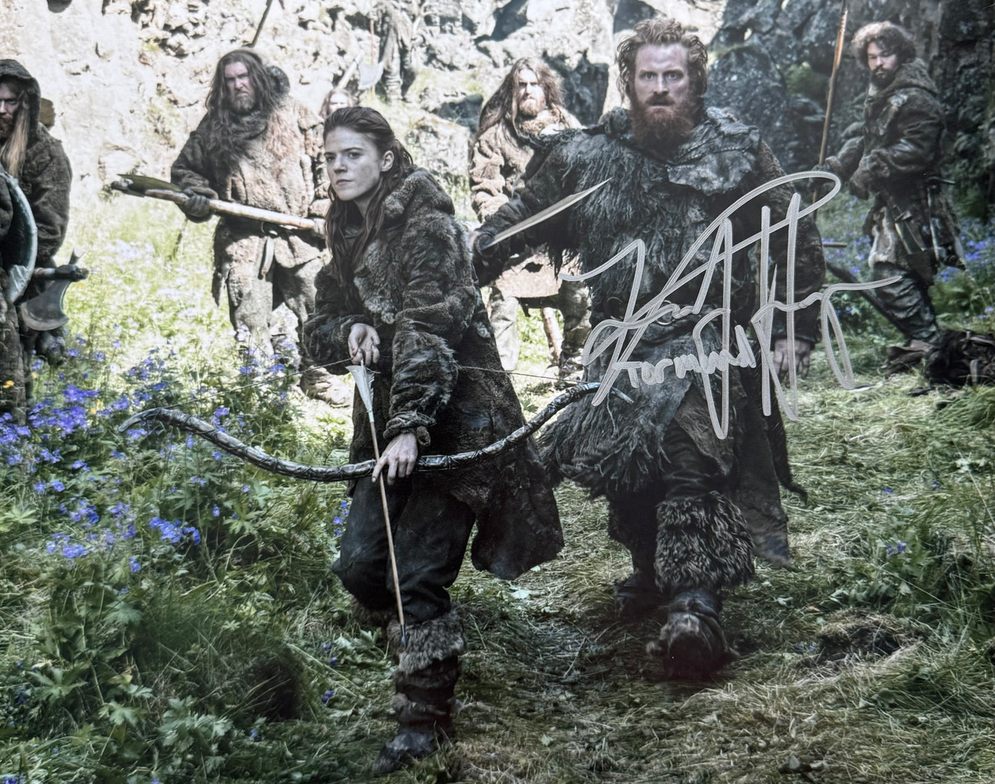 Rose Leslie & Kristofer Hivju Dual Signed Game Of Thrones 8x10” Photo (Pre Order)