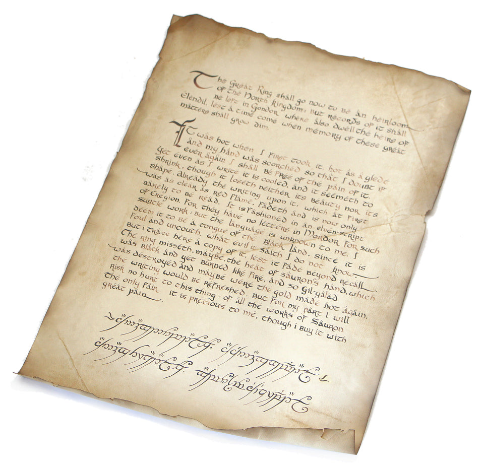 Isildurs Scroll By Magnoli Props
