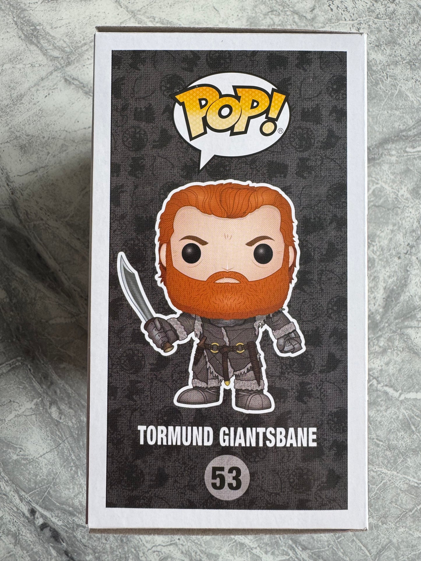 Kristofer Hivju Signed Game Of Thrones Tormund Funko Pop With Quote! - SWAU Authenticated