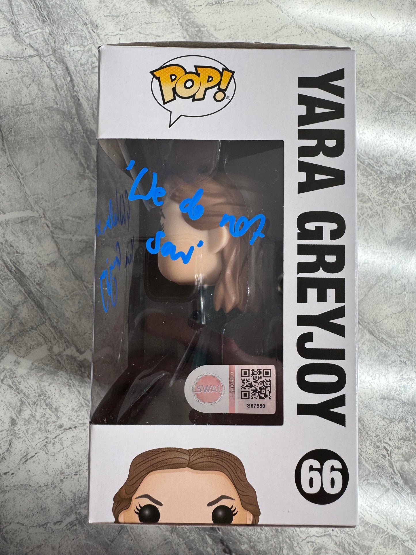 Gemma Whelan Signed Yara Greyjoy Funko Pop - SWAU Authenticated
