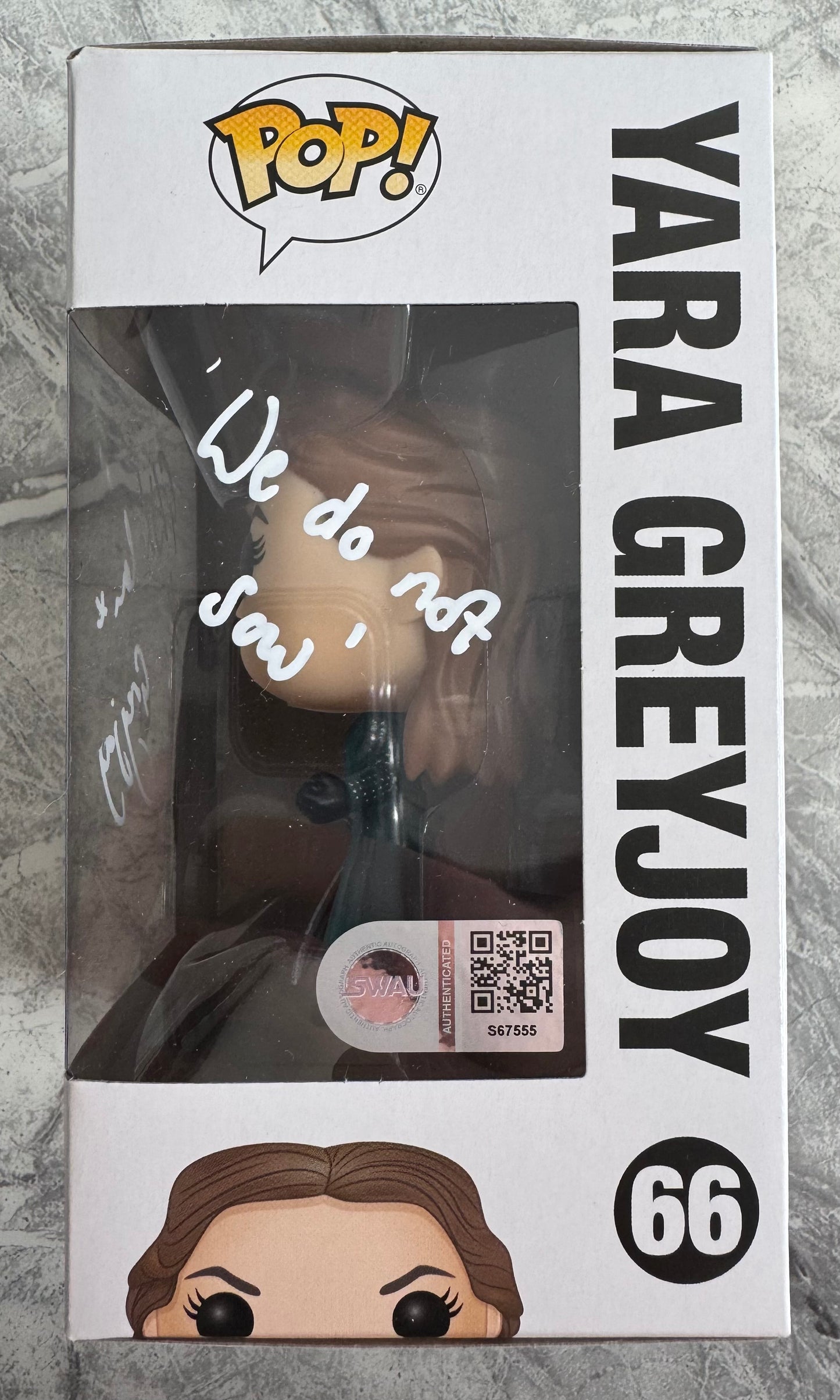 Gemma Whelan Signed Yara Greyjoy Funko Pop - SWAU Authenticated