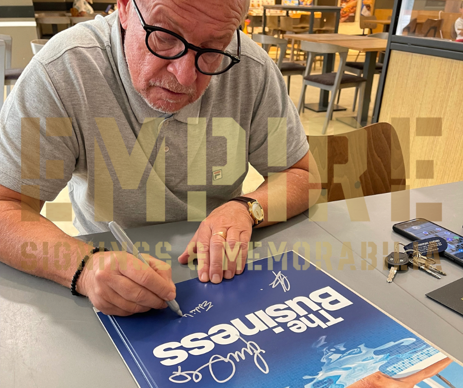 4 Cast Multi Signed The Business 12x18” Poster