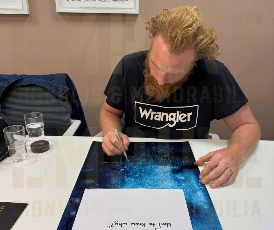 Kristofer Hivju Signed Game Of Thrones 16x20” Photo With Quote!