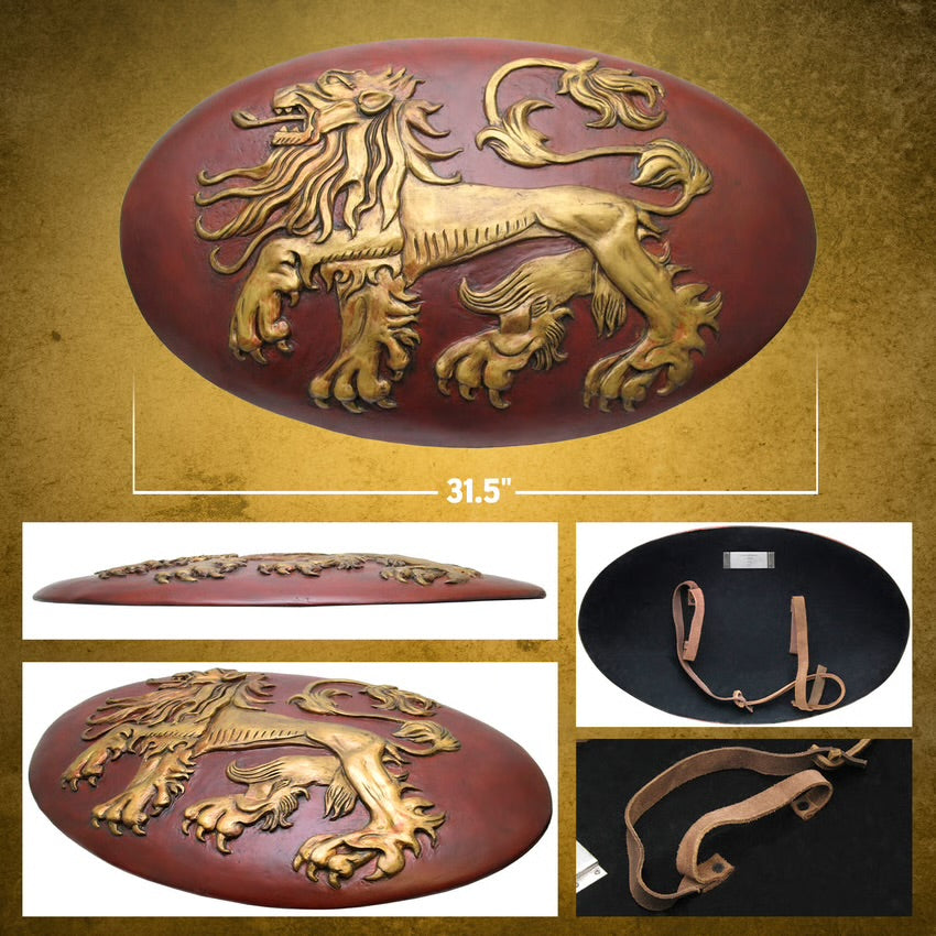Official Lannister Replica Shield By Valyrian Steel