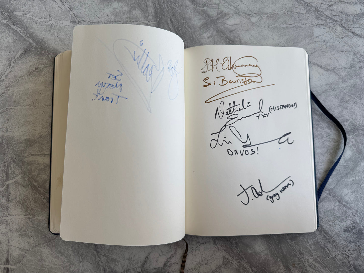 Game Of Thrones Notebook Signed By 102 Cast Members