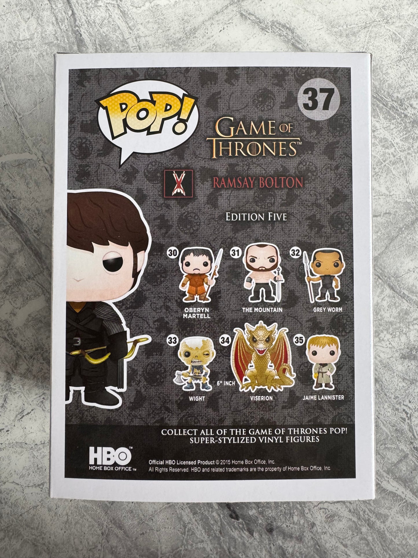Iwan Rheon Signed Ramsay Bolton Funko Pop - SWAU Authenticated