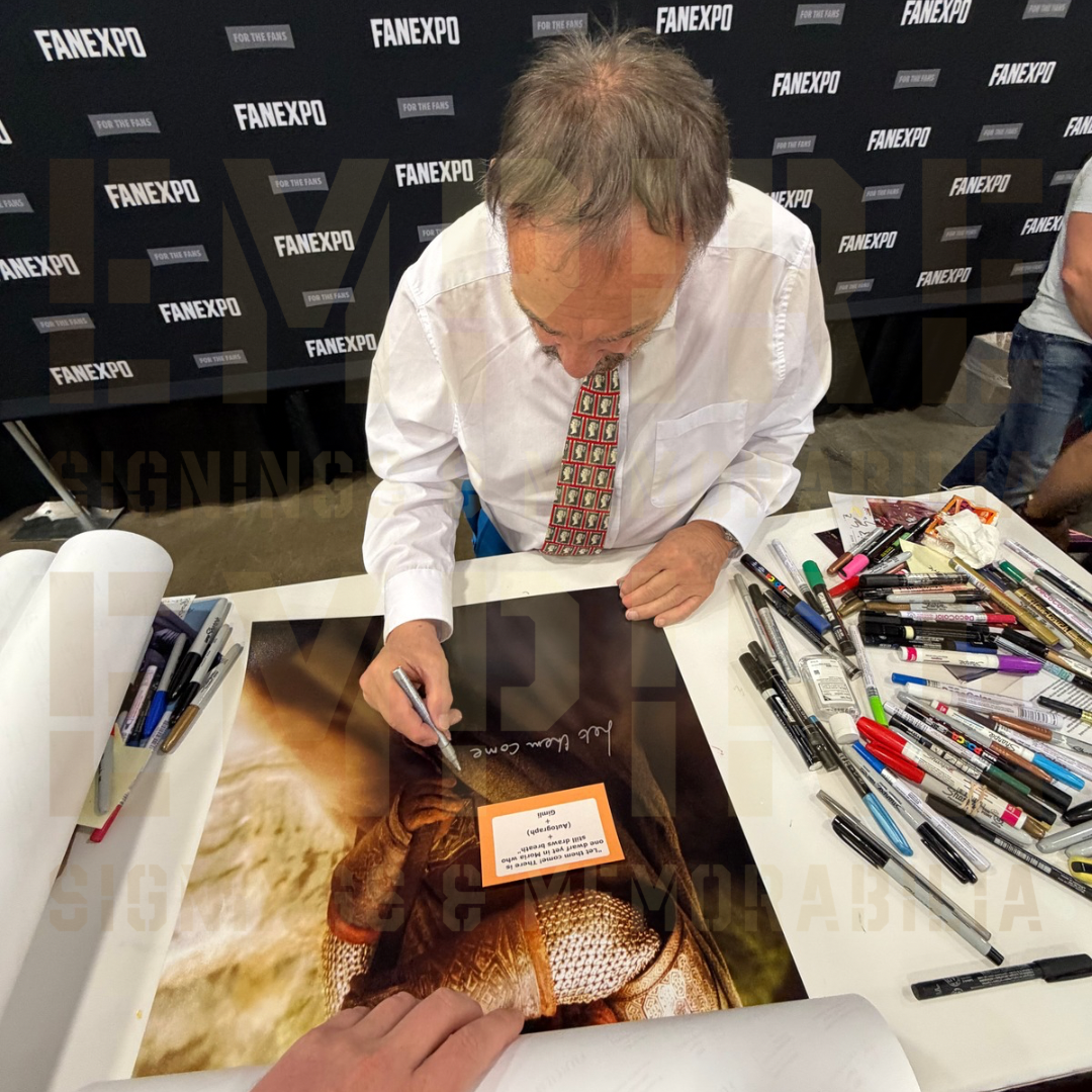 John Rhys-Davies Signed The Lord Of The Rings 20x30” Photo