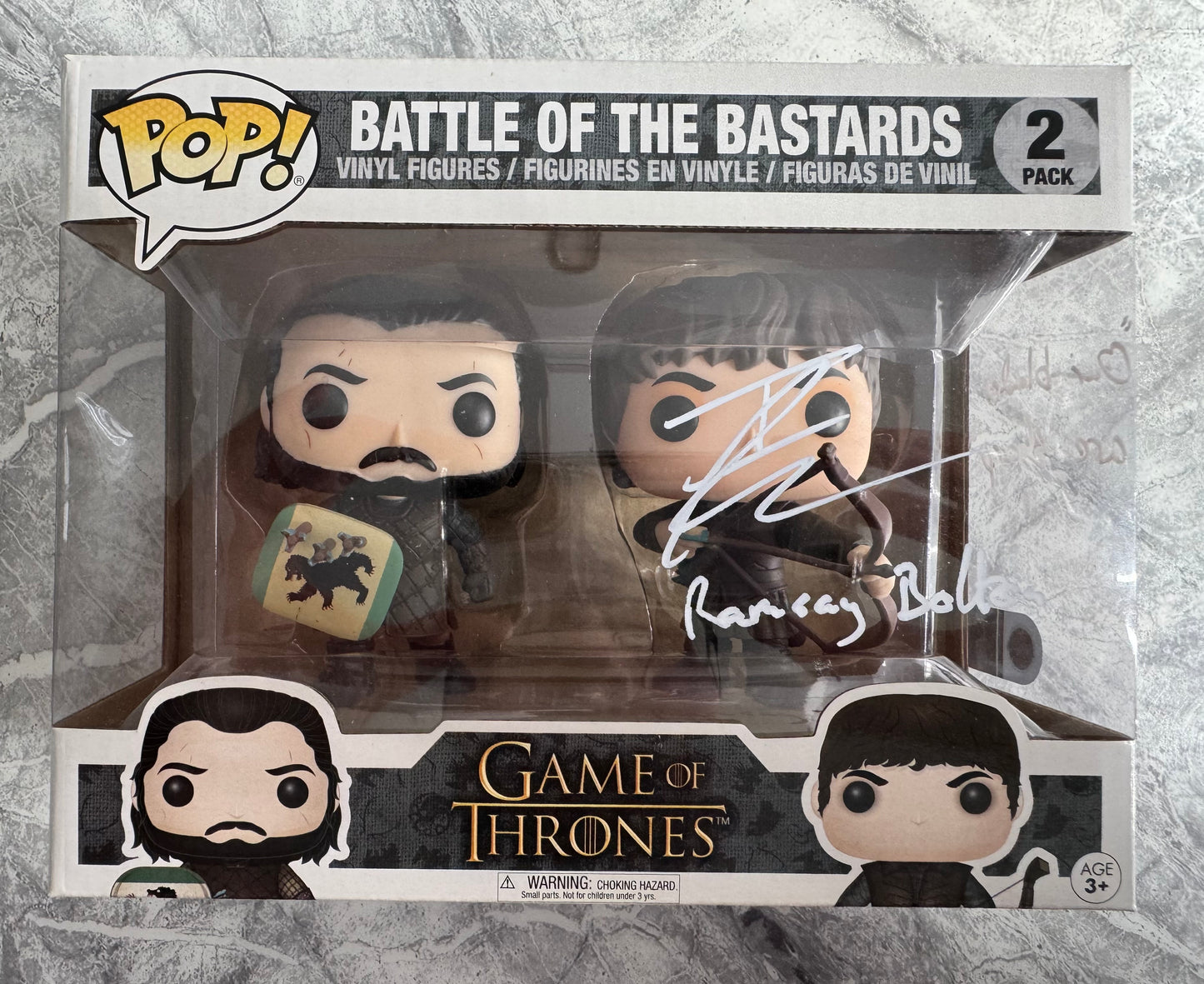 Iwan Rheon Signed Battle Of The Bastards Funko Pop - SWAU Authenticated