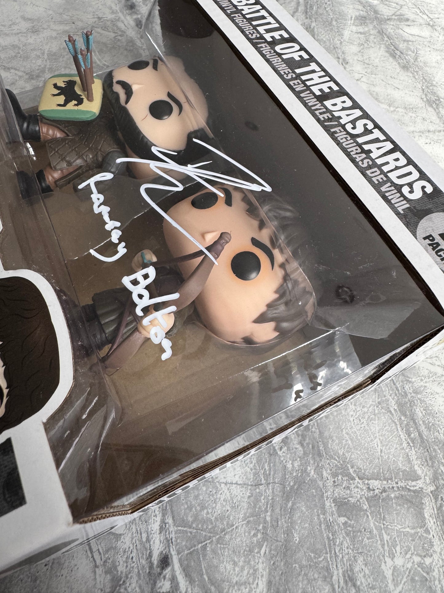 Iwan Rheon Signed Battle Of The Bastards Funko Pop - SWAU Authenticated