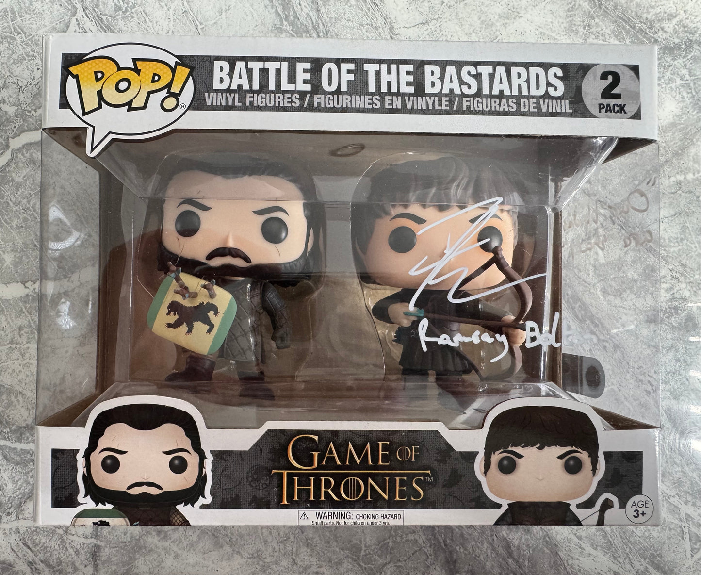 Iwan Rheon Signed Battle Of The Bastards Funko Pop - SWAU Authenticated
