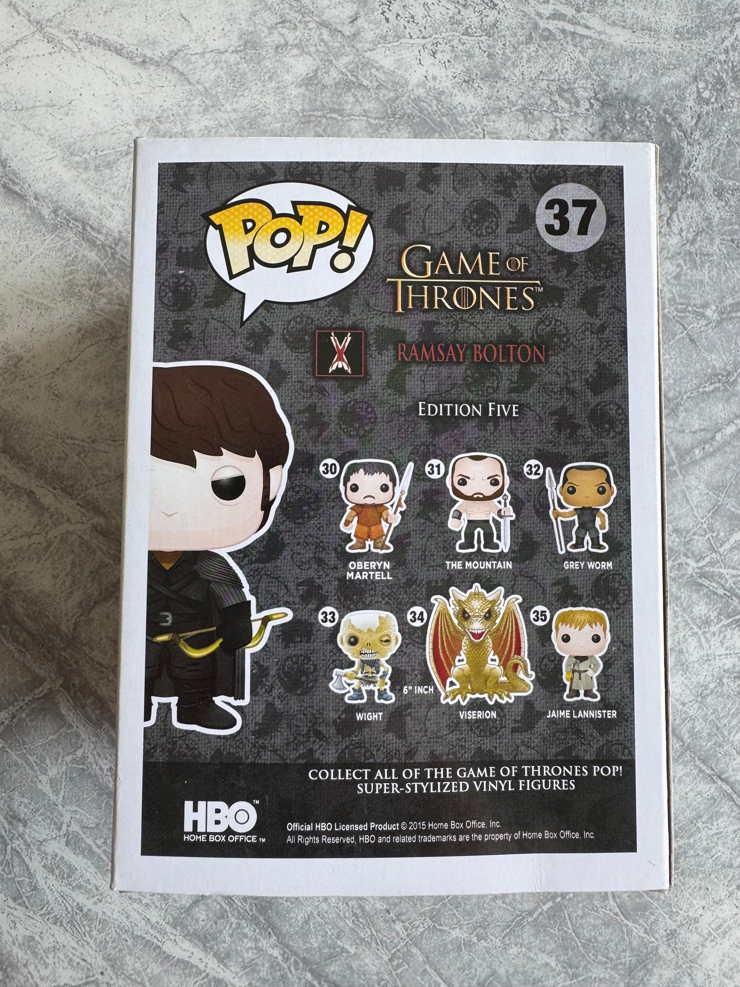 Iwan Rheon Signed Ramsay Bolton Funko Pop - SWAU Authenticated