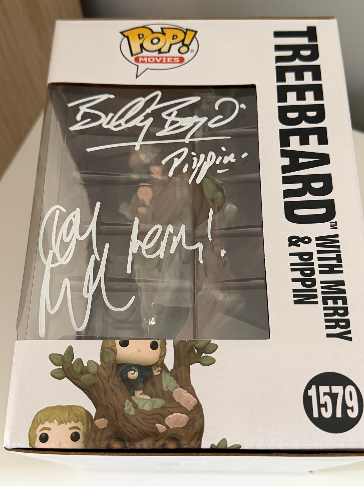 John Rhys-Davies, Billy Boyd & Dominic Monaghan Signed Treebeard 6” Funko