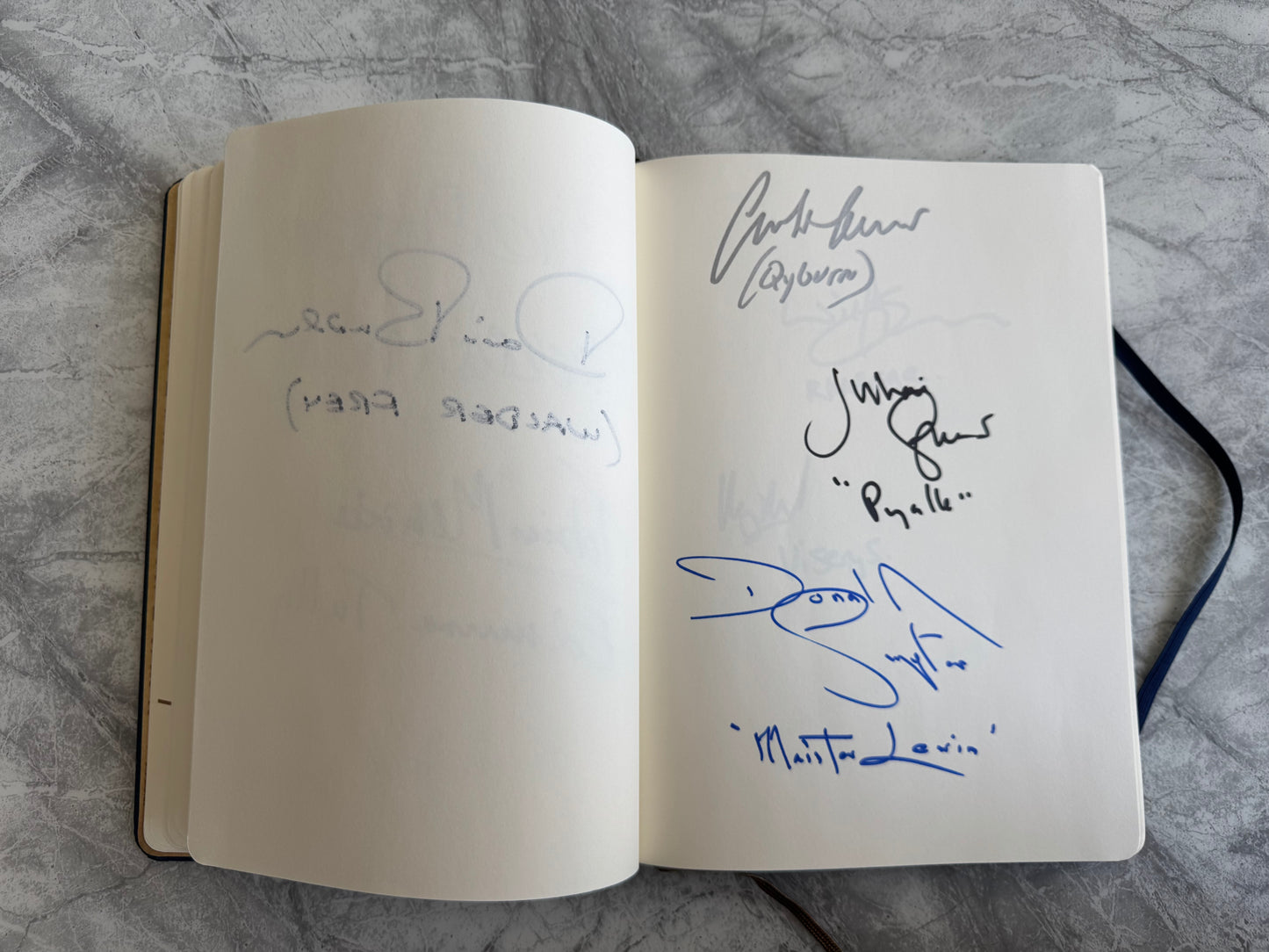Game Of Thrones Notebook Signed By 102 Cast Members