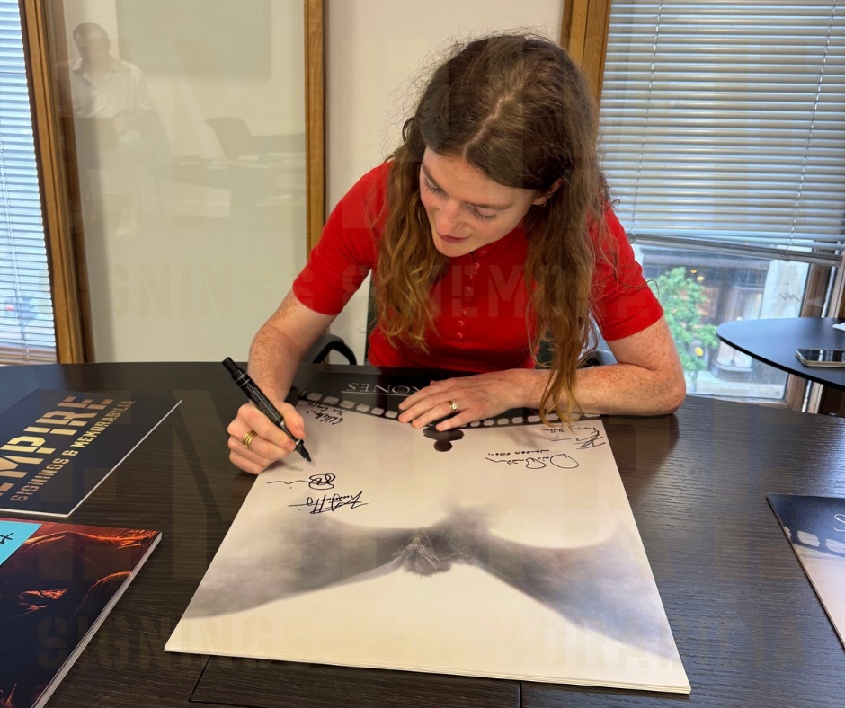 Multi Cast Signed Game Of Thrones A2 Poster Project Starter Piece