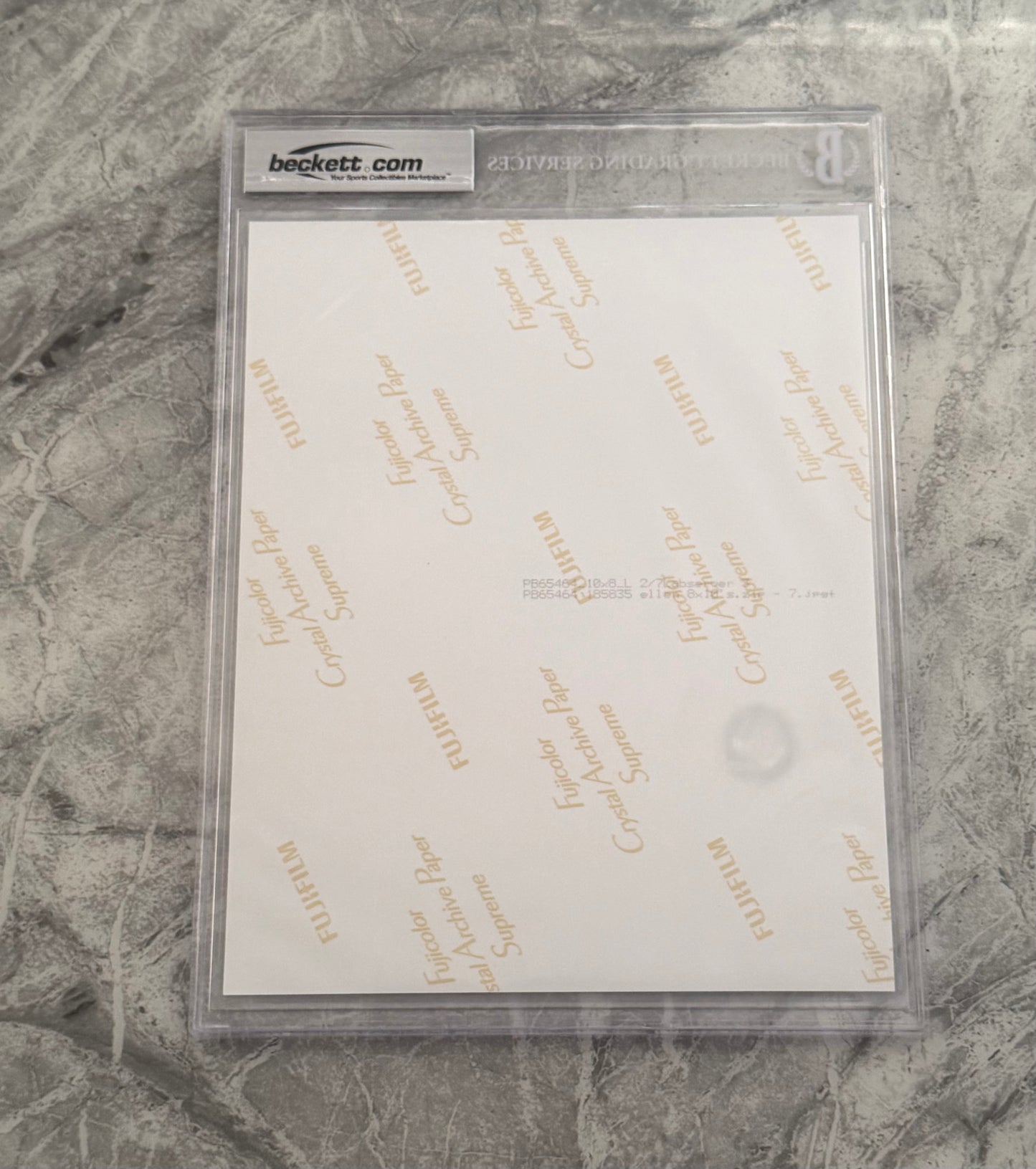 Sir Ian Mckellen Signed LOTR 8x10” Photo - Beckett Authenticated & Encapsulated