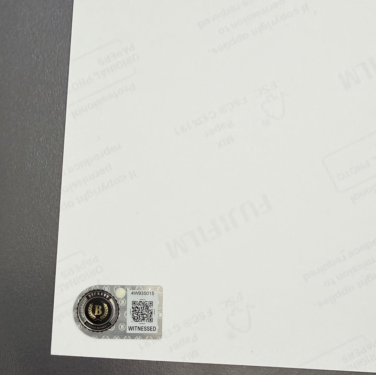 Sir Ian McKellen Signed The Fellowship Of The Ring A2 Poster - Beckett Witnessed Authentication