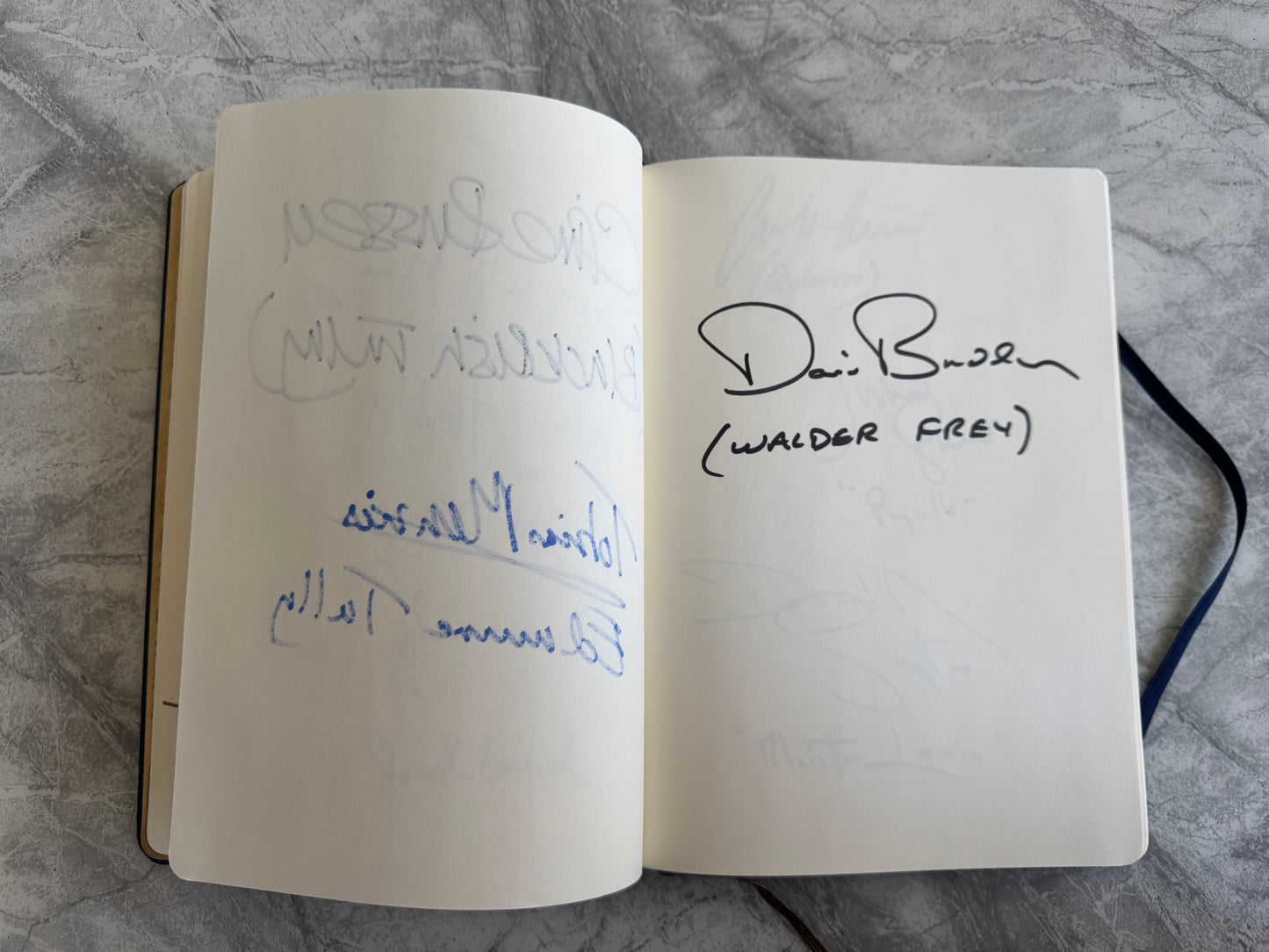 Game Of Thrones Notebook Signed By 102 Cast Members