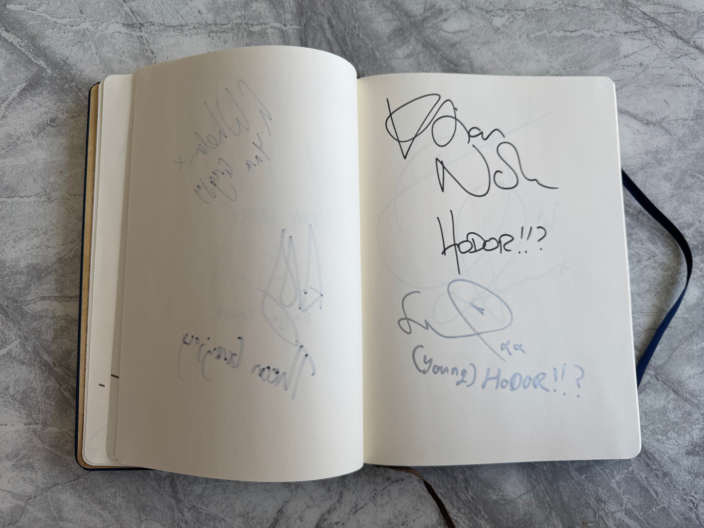 Game Of Thrones Notebook Signed By 102 Cast Members