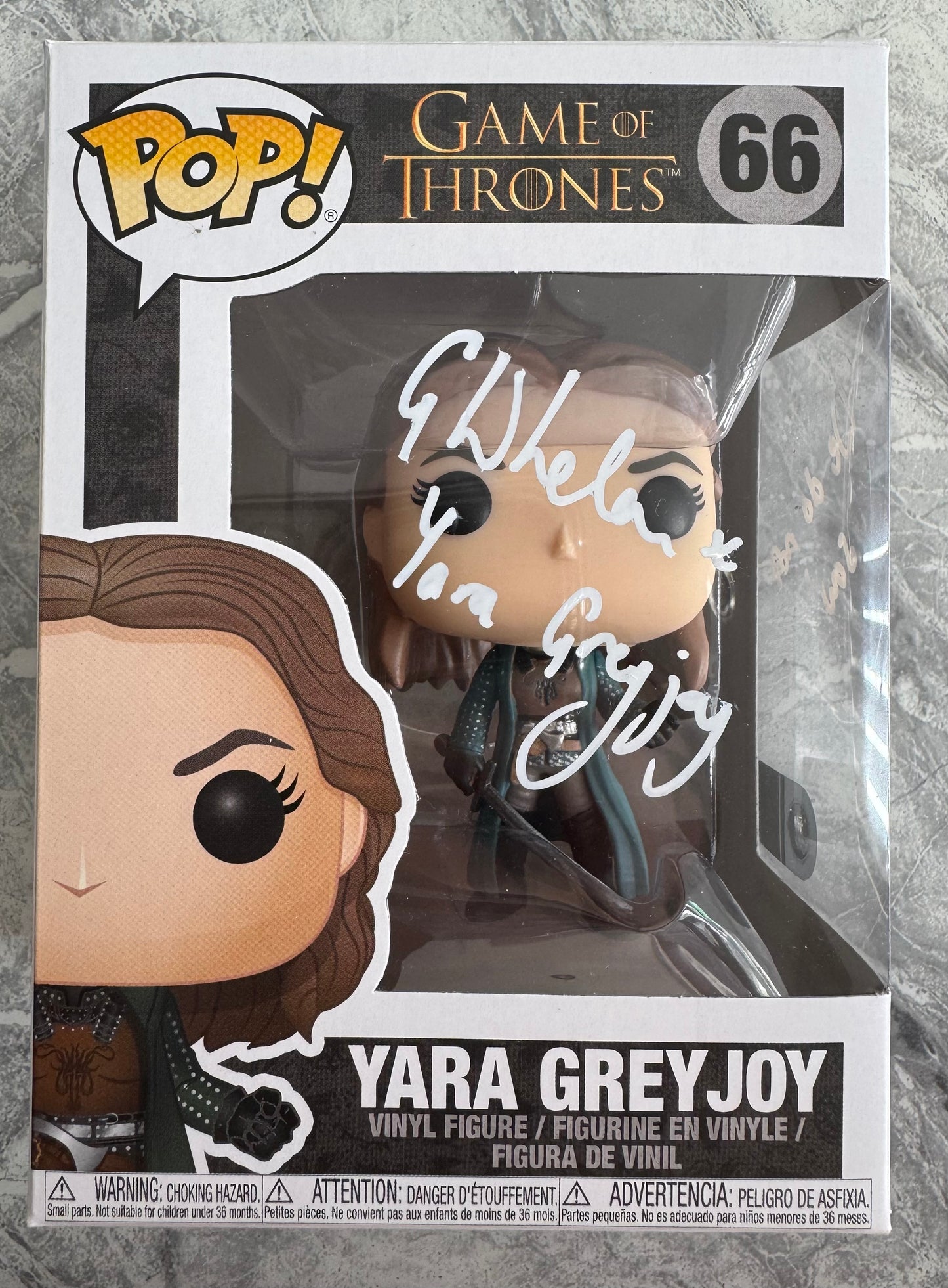 Gemma Whelan Signed Yara Greyjoy Funko Pop - SWAU Authenticated