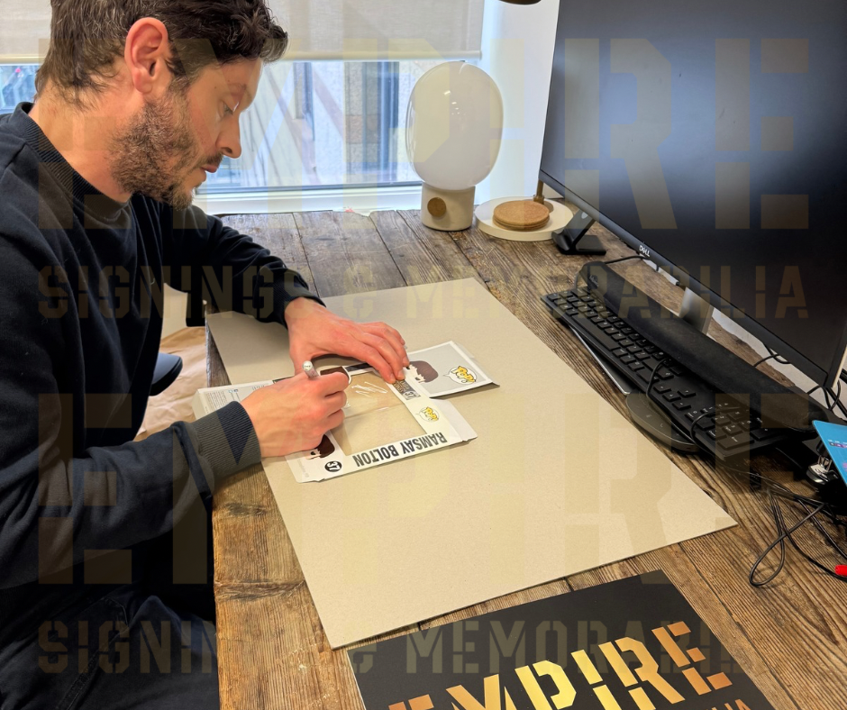Iwan Rheon Signed Ramsay Bolton Funko Pop - SWAU Authenticated