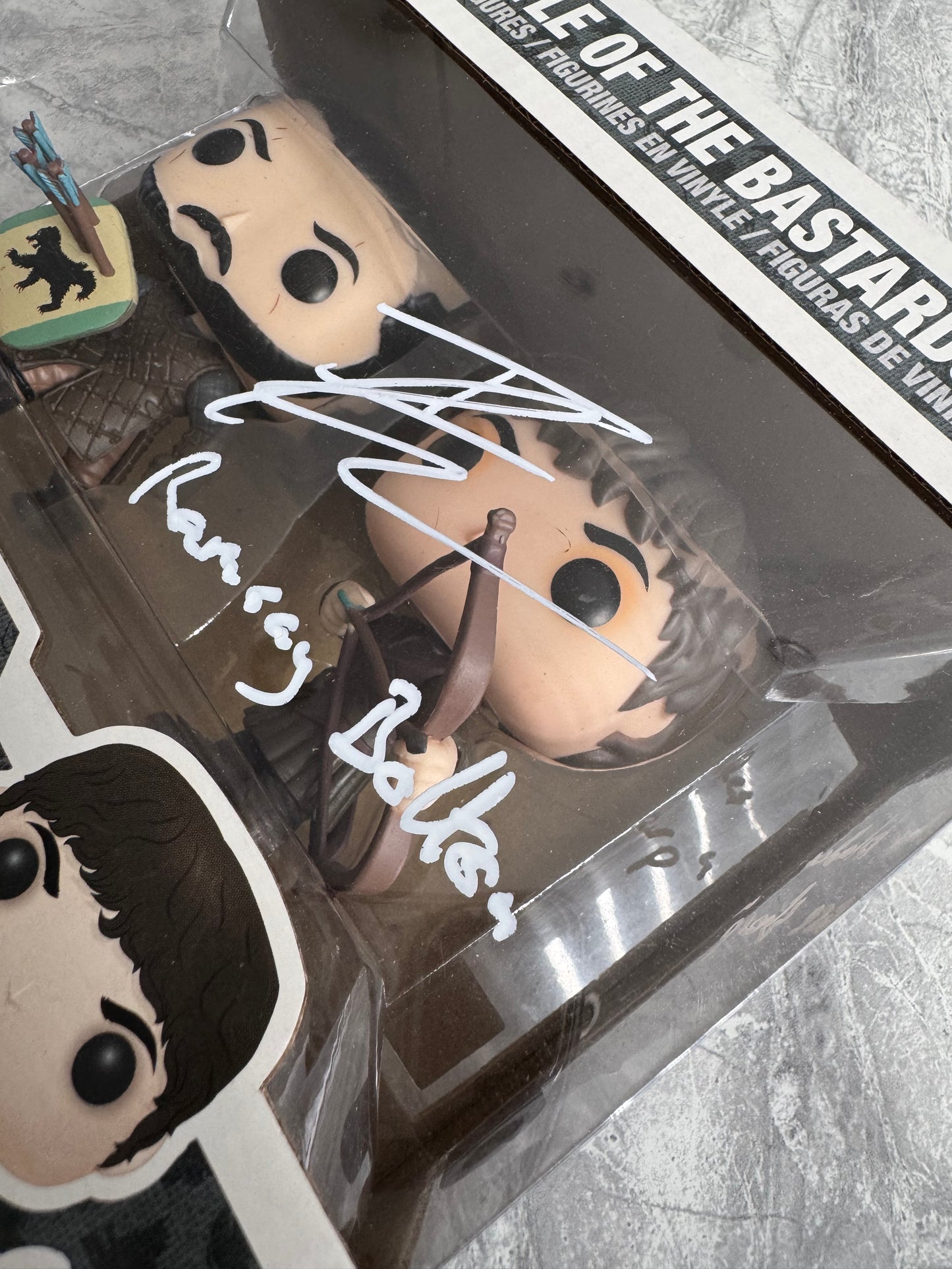 Iwan Rheon Signed Battle Of The Bastards Funko Pop - SWAU Authenticated