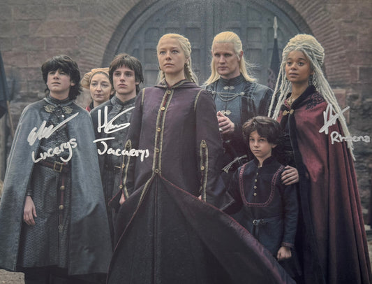 Grihault, Collett & Campbell Signed House Of The Dragon 11x14” Photo