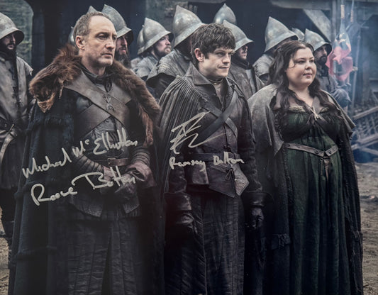 Michael McElhatton & ISigned Game Of Thrones 11x14” Photo With Quote - Beckett Authenticated