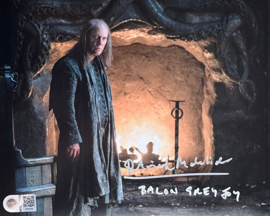 Patrick Malahide Signed Game Of Thrones 8x10” Photo - SWAU Authenticated (Extremely Rare Full Character Name)