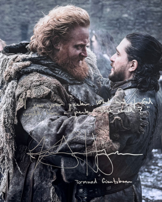 Kristofer Hivju Signed Game Of Thrones 16x20” Photo With Quote!