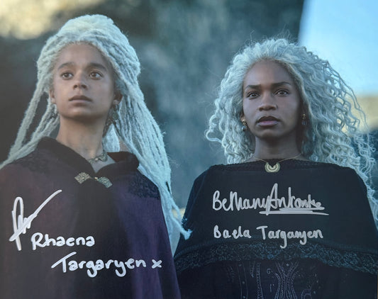 Bethany Antonia & Phoebe Campbell Signed House Of The Dragon 8x10” Photo