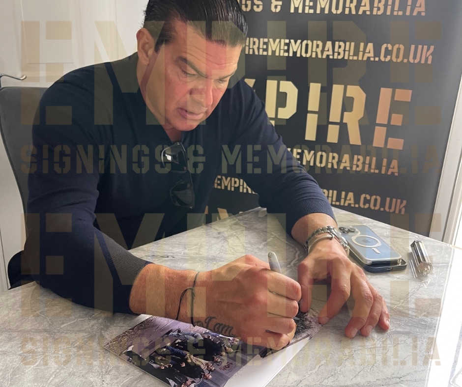 Tamer Hassan Signed Football Factory 8x10” Photo