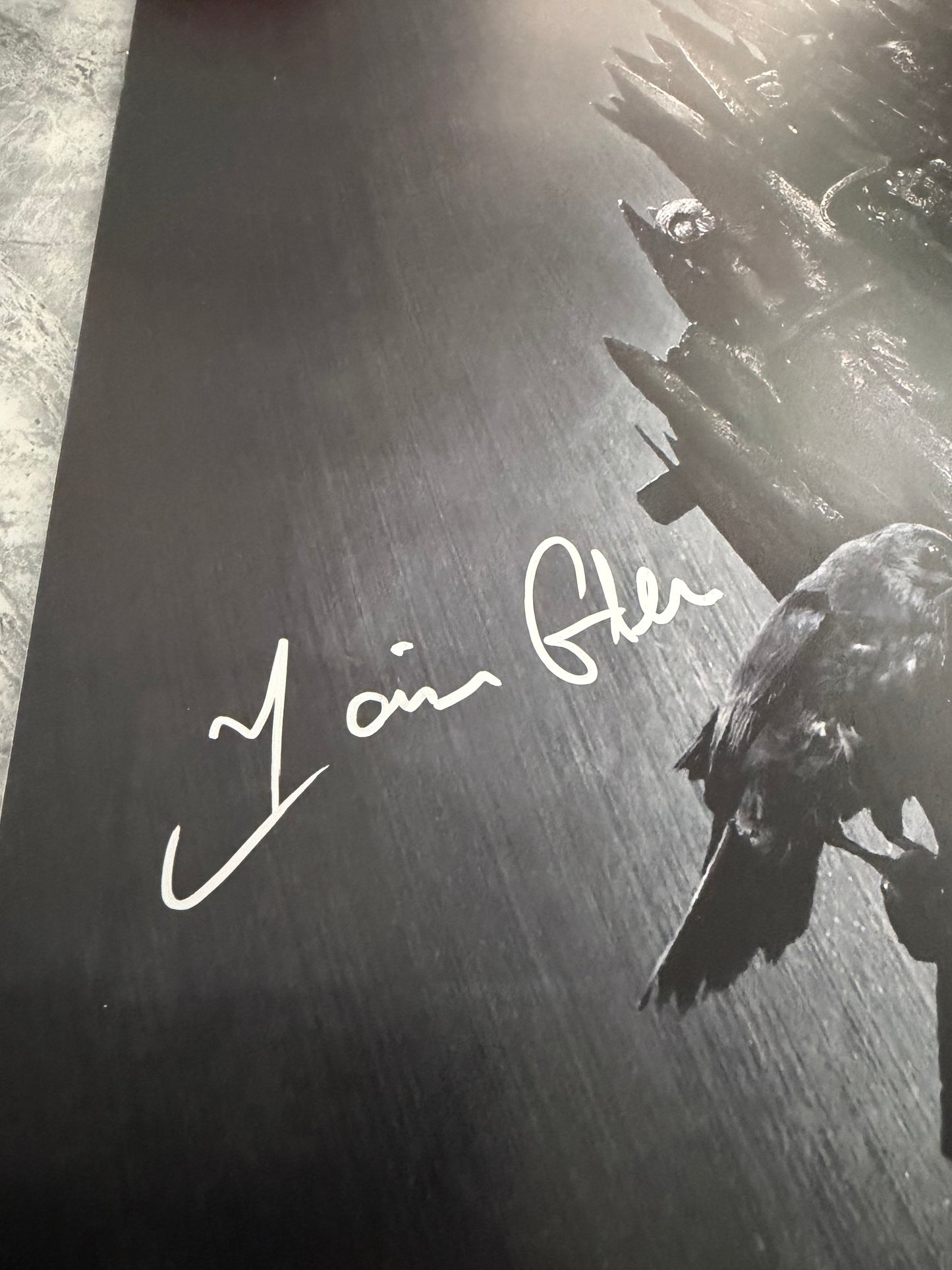 GRRM, Emilia Clarke & Iain Glen Multi Signed Game Of Thrones Maxi Poster