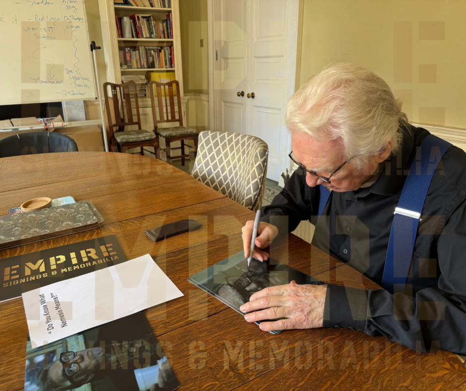 Alan Ford Signed Snatch 8x10” Photo With “Nemesis” Quote