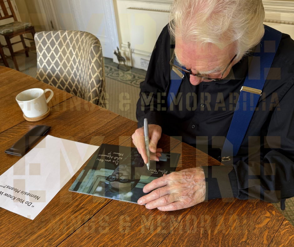 Alan Ford Signed Snatch 8x10” Photo With “Nemesis” Quote