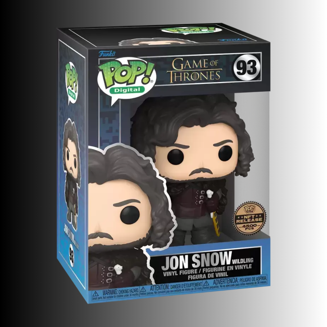 Kit Harington Signed Game Of Thrones: Jon Snow NFT Funko Pop (Pre Order)