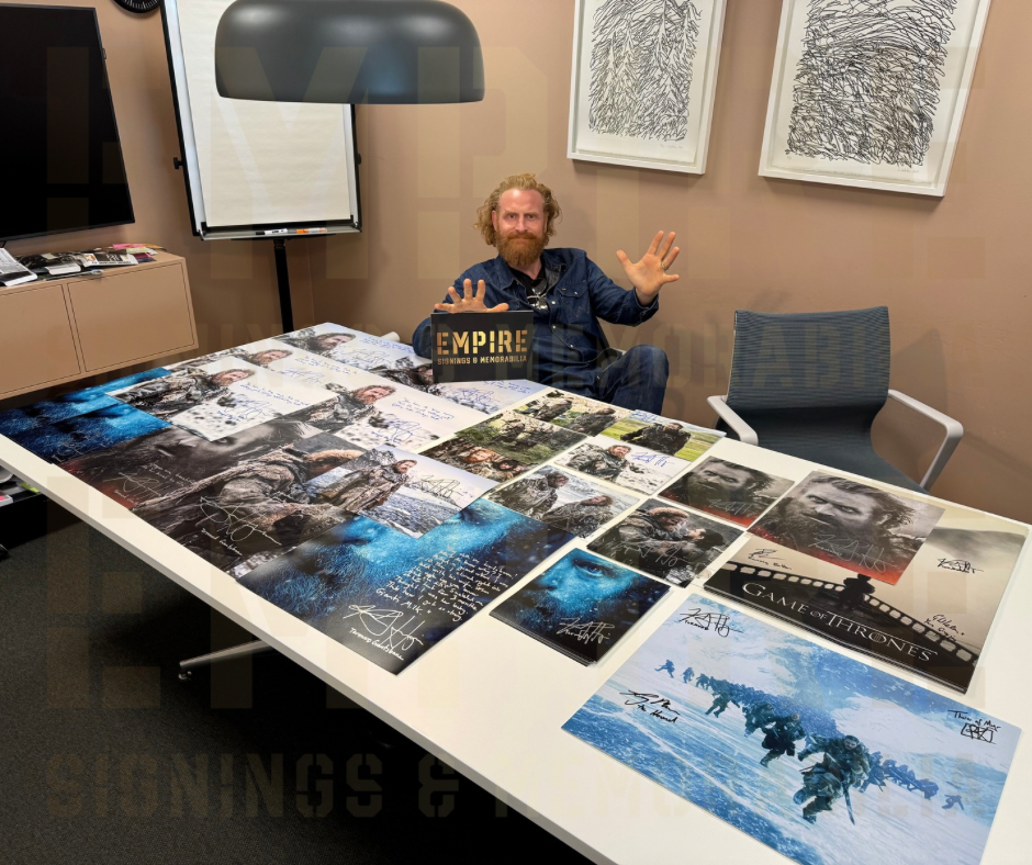 Kristofer Hivju Signed Game Of Thrones 11x17” Poster