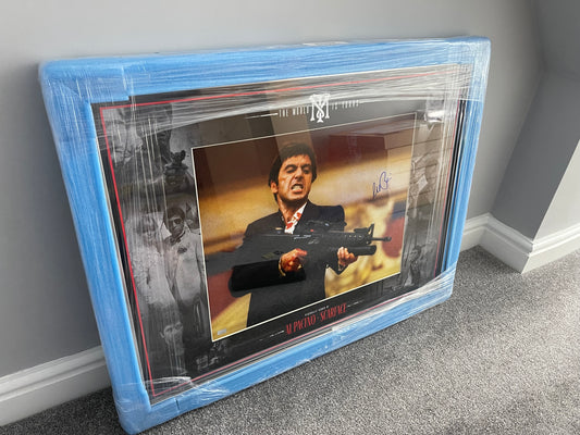 Al Pacino Signed Scarface Framed Montage