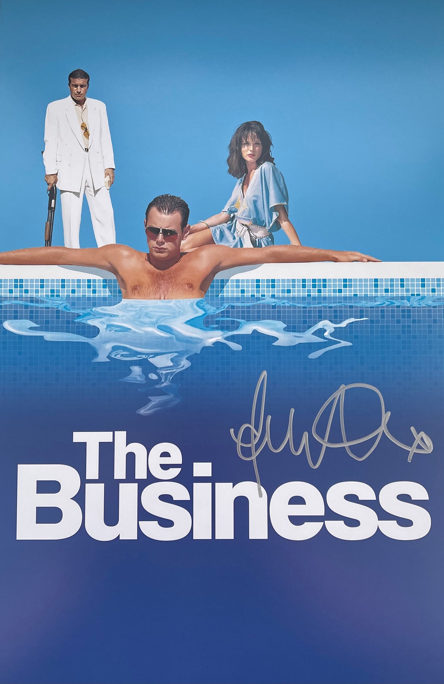 Tamer Hassan Signed The Business 12x18” Poster