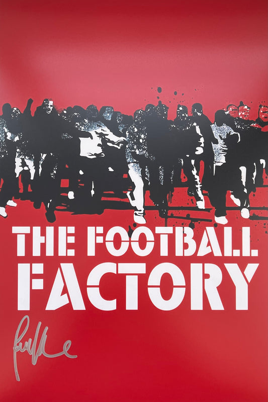 Tamer Hassan Signed Football Factory 12x18” Poster
