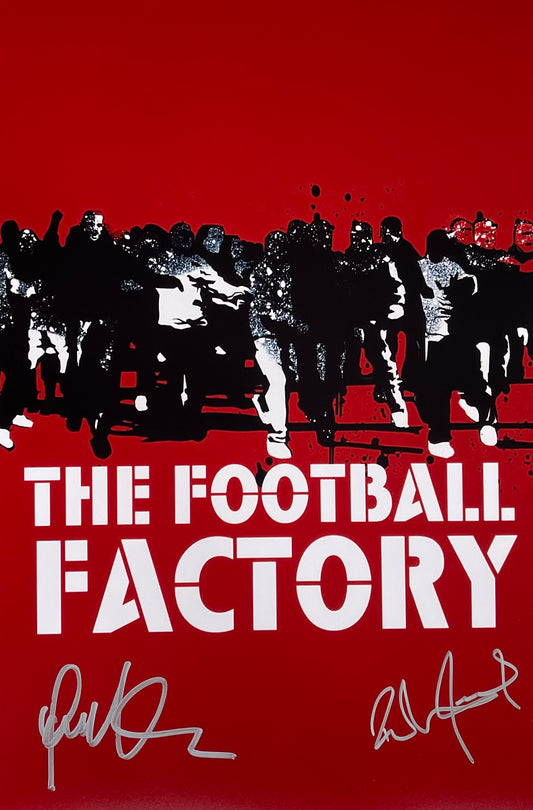 Hassan & Manookian Dual Signed Football Factory 12x18” Poster
