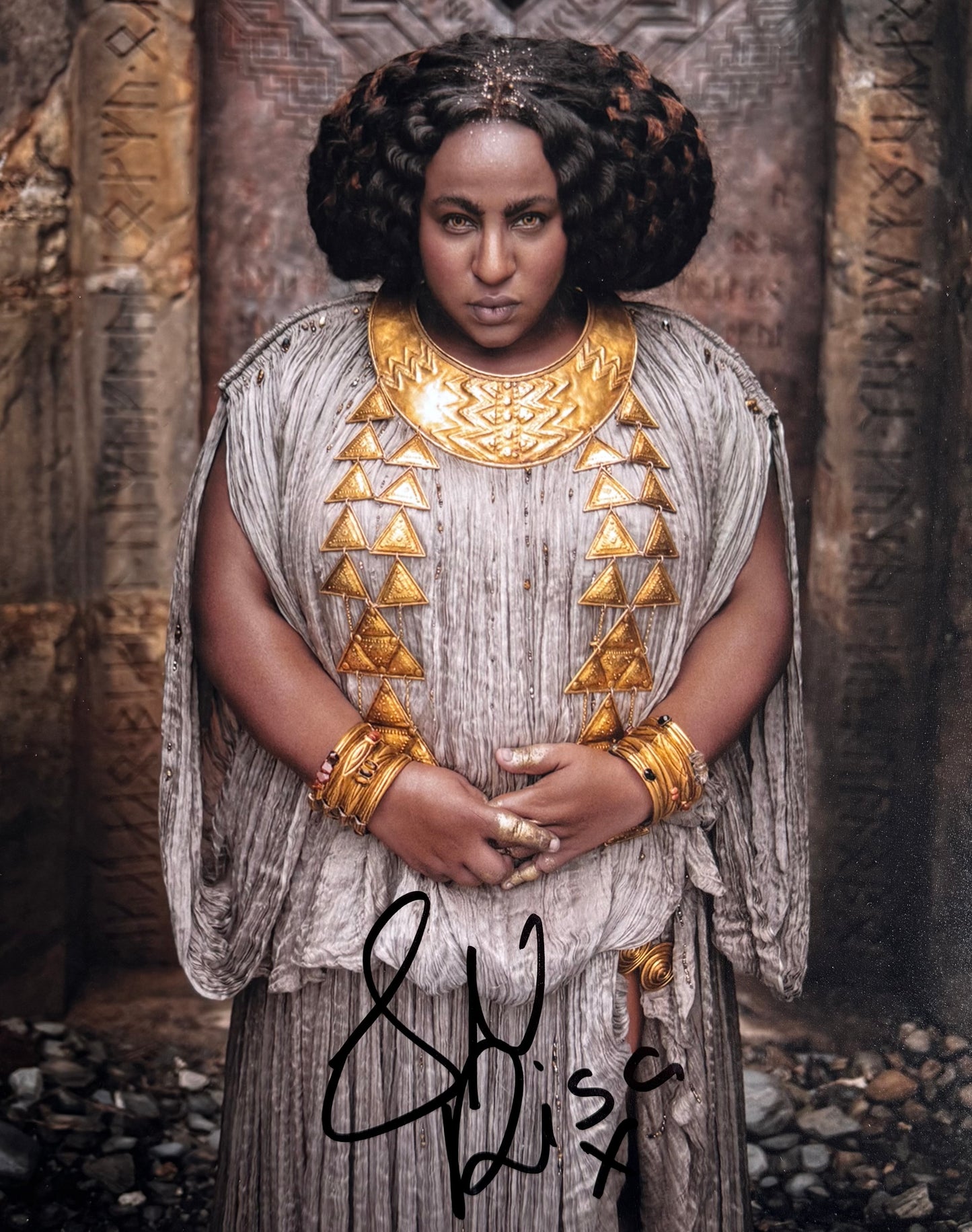 Sophia Nomvete Signed Rings Of Power 8x10” Photo