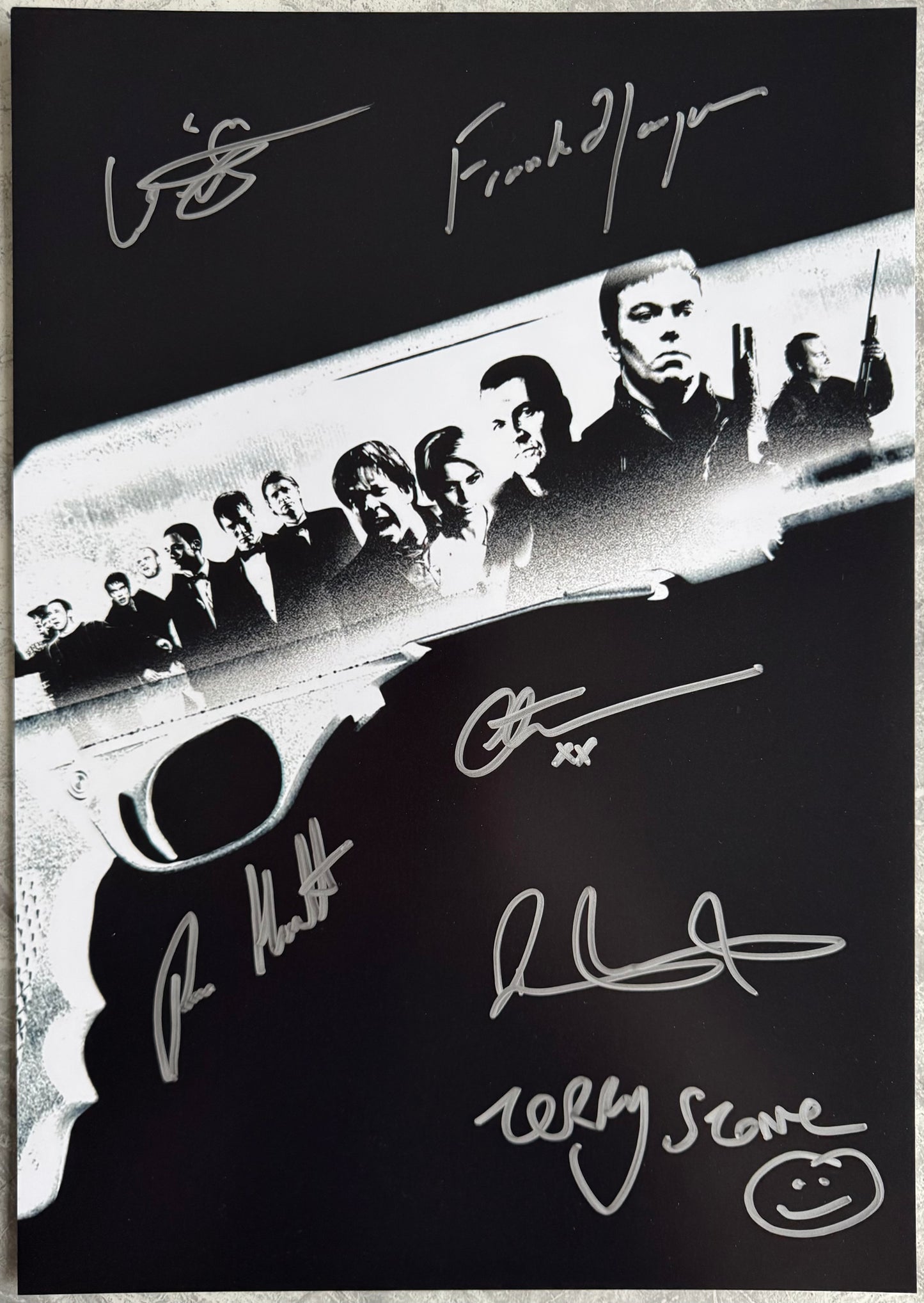 Multi Cast Signed ROTF Textless A3 Poster