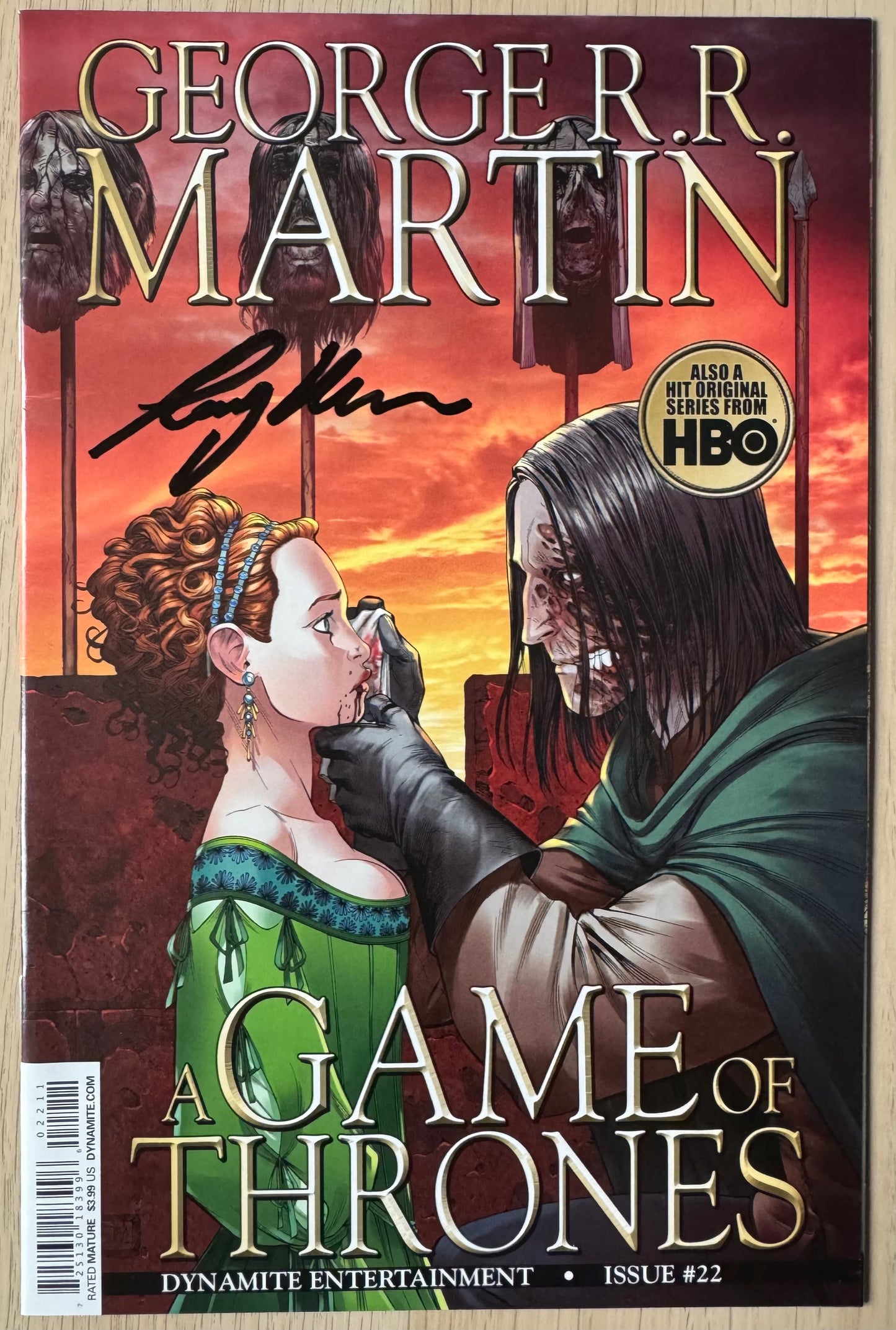 Rory McCann Signed Game Of Thrones Comic Book